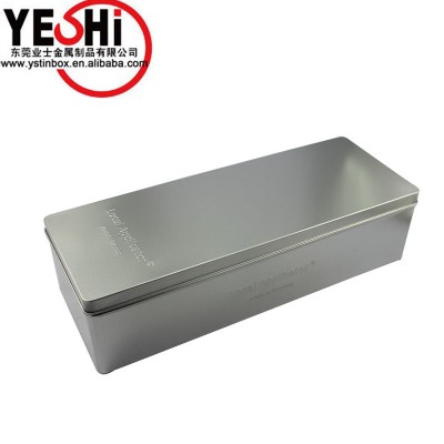 Metal Material Luxury Rectangle Tin Gift Box for Wine Bottles